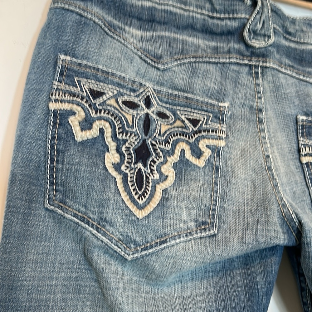 Antik Cotton Denim Blue Jean Shorts 38 like new - Picture 7 of 13